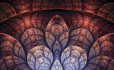 Floral pattern, fractal, abstract