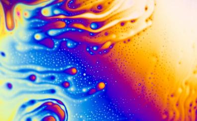 Liquid, surface, macro, patterns