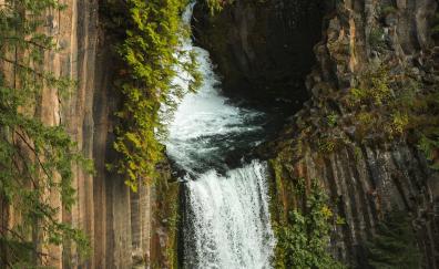 Stream, nature, waterfall
