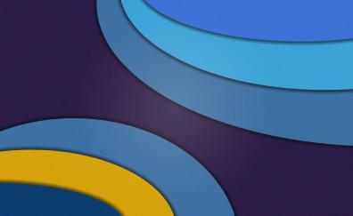 Material design, curves, abstract
