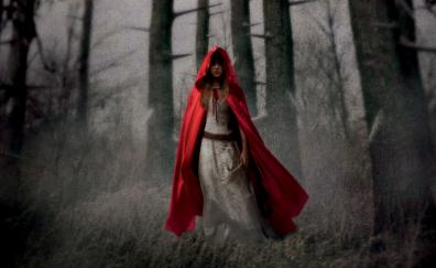 Red Riding Hood, fantasy, girl model, cosplay