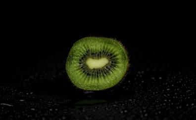 Kiwifruit, half cut, close up