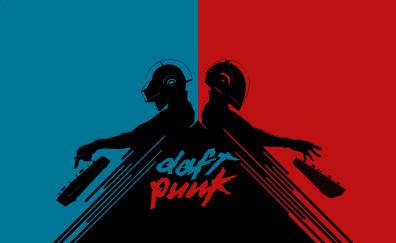 Daft Punk, musician, minimal, art
