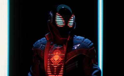 Marvel's spider-man, miles morales, dark suit with jacket, 2020