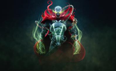Spawn from ashes to justice, superhero