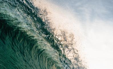 Tide, close up, sea wave
