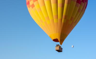 Hot air balloon, colorful, sky, flight
