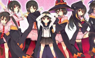 Anime girls, Kono Subarashii Sekai ni Shukufuku wo!, witches