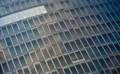 Glass window, facade, buildings, grid, architecture