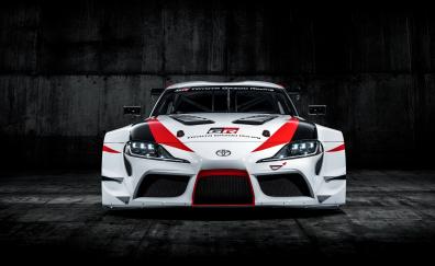 Toyota GR Supra, sports car, front