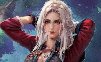 Cirilla of the witcher, game, fan art