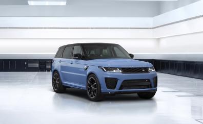 Range Rover Sport SVR, ultimate edition, blue