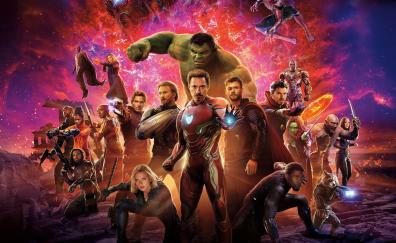 Avengers: infinity war, movie, poster, international