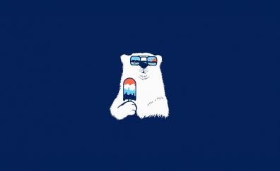 Polar Bear, minimal, summer