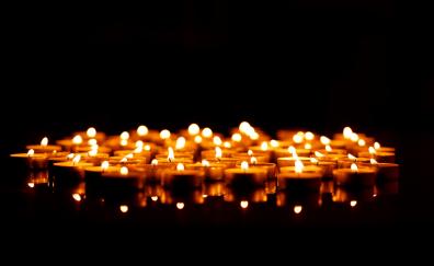 Candles, dark, prayer