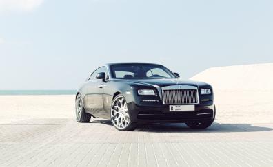 Black, Rolls-Royce, luxury car