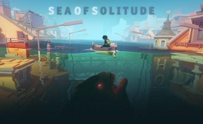Sea of Solitude, monster, underwater