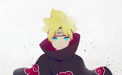 Blonde, boruto, minimal, Naruto Shippūden, anime boy