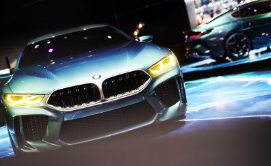 Headlight, front, BMW M8 Gran Coupe