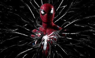 Venomous grasp, spider-man 2, dark, movie