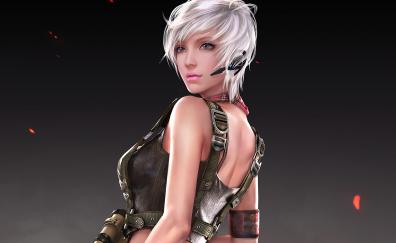 Artwork, PlayerUnknown's Battlegrounds, tencent girl, game