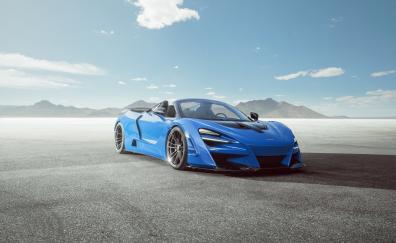 Blue car, 2020 McLaren 720S N-Largo