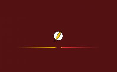 Minimal, flash, superhero, the speedster
