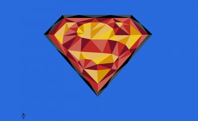 Superman, logo, low play, art