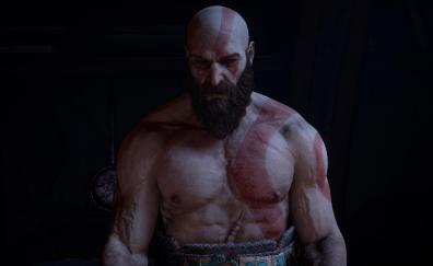 God of war, Kratos's muscular body