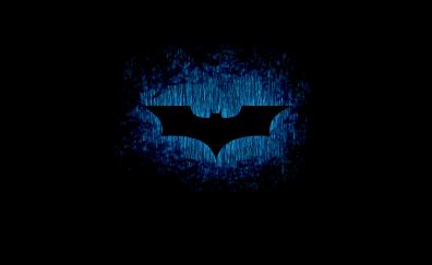 Batman, sign, logo, dark, minimal