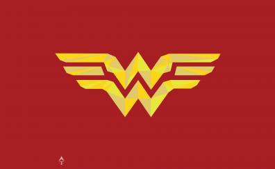 Wonder woman, logo, artwork