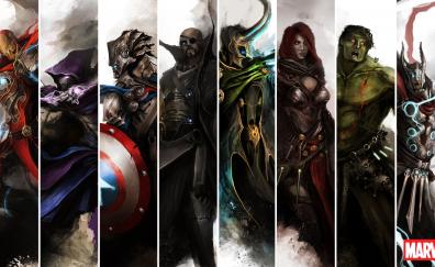 The avengers, fan artwork