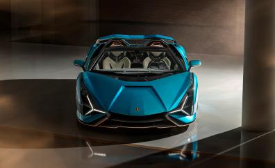Front-view, Lamborghini Sián, 2020