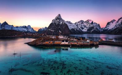 Norway's Sunrises and sunsets, mountains