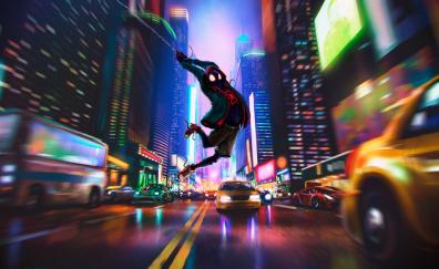Spider-man, movie, art, spider-verse