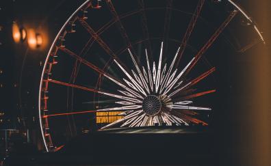 Atlanta, Ferris Wheel, night