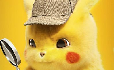 Pikachu, cute, Pokemon Detective Pikachu, 2019