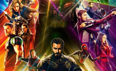 Avengers: infinity war, 2018 movie, artwork