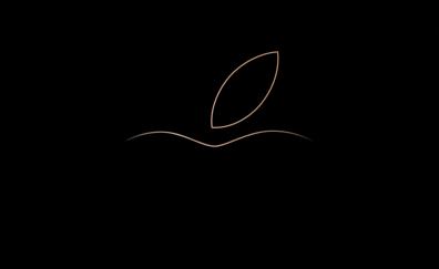 Wallpaper apple logo, amoled desktop wallpaper, hd image, picture ...