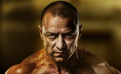Glass, movie, angry, James McAvoy