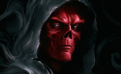 Stone Keeper, villain, marvel, red skull, artwork