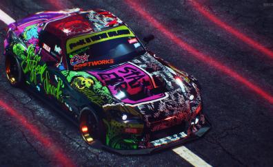 Need for speed payback, sports car, artwork