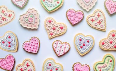 Valentine's day, food, cookies