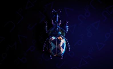 Blue Beetle bug, Alien Tech, movie