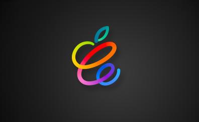 Apple Event, spring loaded, dark logo