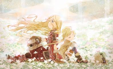 Lyza and riko, made in abyss, anime girls