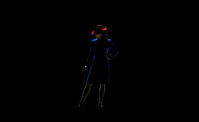 Hayley Atwell, Agent Carter, dark, silhouette
