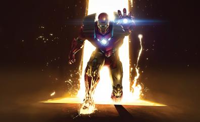 Unleashing the power, Evolution of Iron man, art