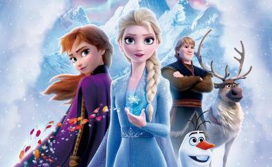 Frozen 2, princess sisters, movie, 2019