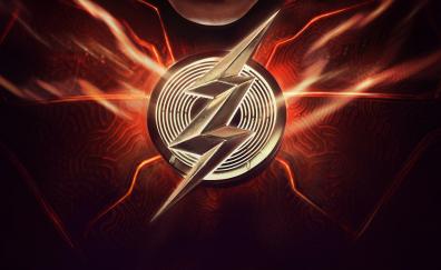 The Flash movie, logo, 2023